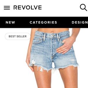 AGOLDE Parker Vintage Cut Off Short - LIKE NEW